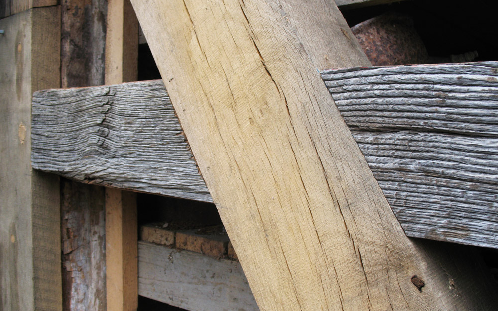 Fachwerksanierung eines alten Kornspeichers