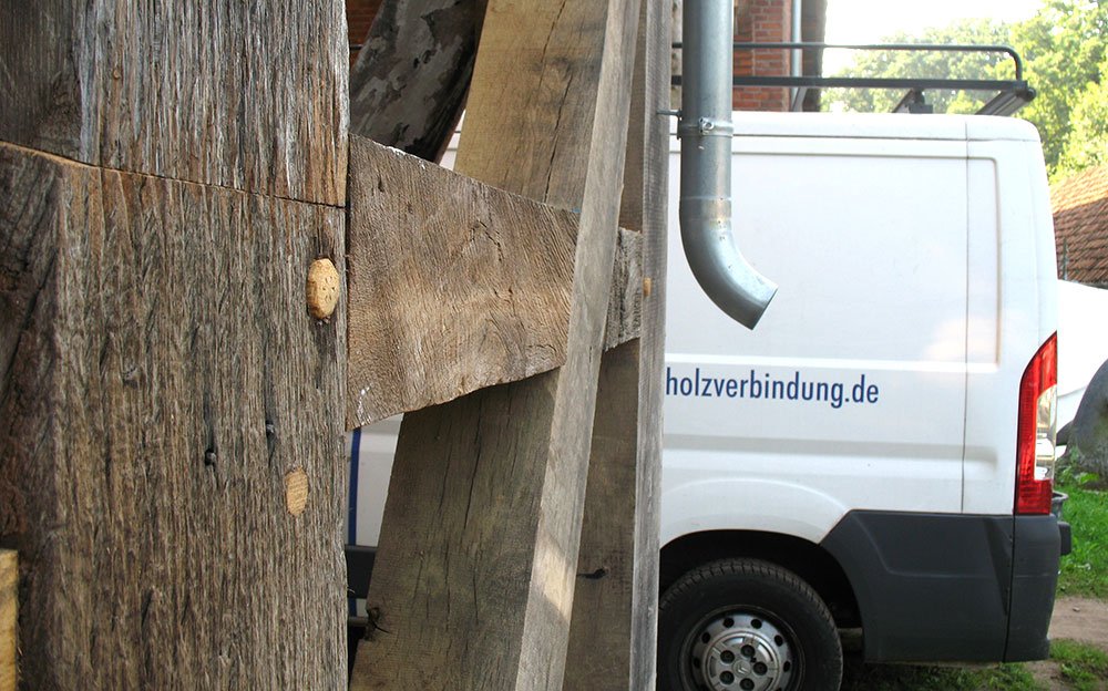 Fachwerksanierung eines alten Kornspeichers