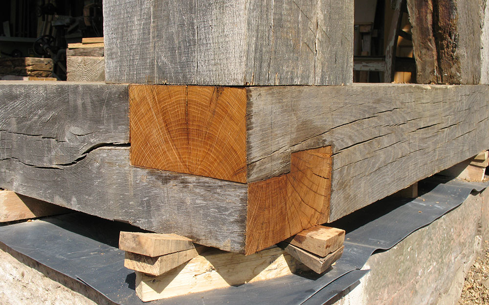 Fachwerksanierung eines alten Kornspeichers