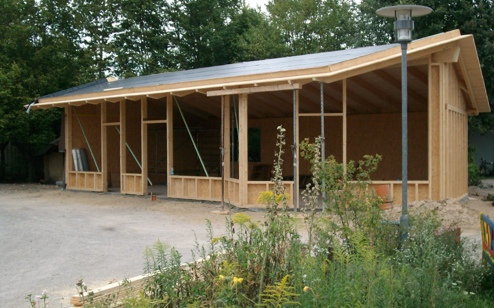 Bücherstube Bothfeld Holzrahmenbau