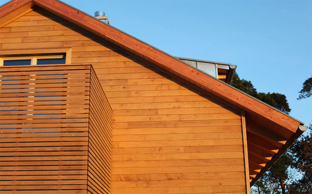 Wohnhaus mit Eichenholzfassade