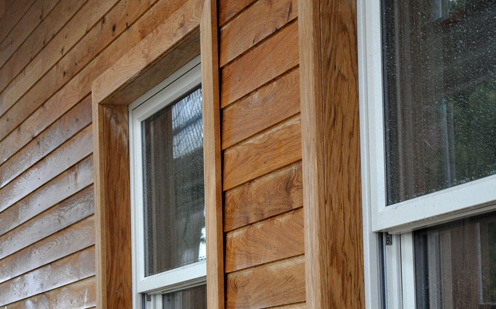 Wohnhaus mit Eichenholzfassade