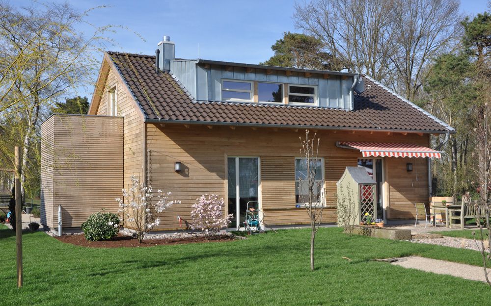 Wohnhaus mit Eichenholzfassade
