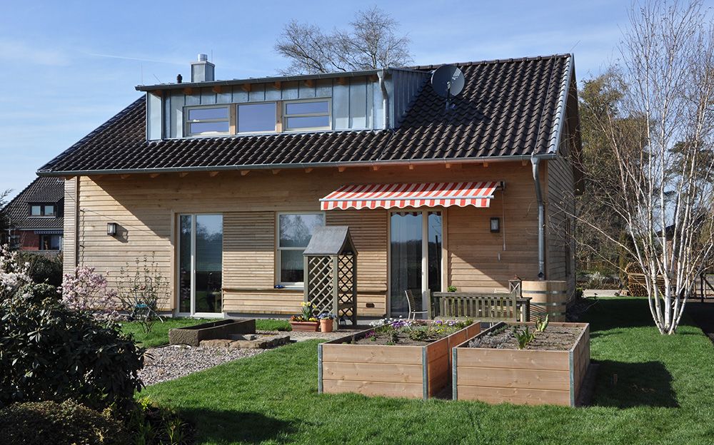 Wohnhaus mit Eichenholzfassade